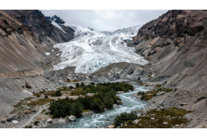 Climate change affecting the ecosystem of Hunza and Gilgit-Baltistan with melting glaciers, rivers, and mountain landscapes
