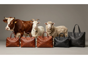 Cow vs goat vs sheep vs buffalo leather comparison for bags quality strength and style