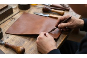Original leather wallets for men in Pakistan manufacturing process