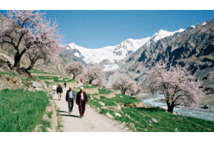 Clean mountain air and environment of Hunza Valley supporting healthy long life