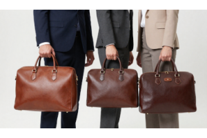 Leather bags for men and women designed as essential workwear for modern professionals