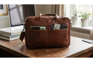 Premium Office Leather Bag – Timeless Style & Durable Design