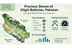 Precious stones of Gilgit-Baltistan in northern Pakistan 