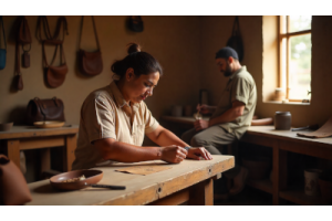 Hunza Handmade Leather Bags and Artisanal Accessories by Local Craftsmen