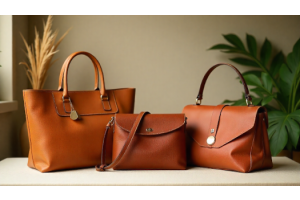 Sustainable leather bags showcasing traditional craftsmanship and modern design trends.