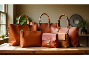 Collection of durable and eco-friendly leather bags showcasing sustainable craftsmanship and timeless style”