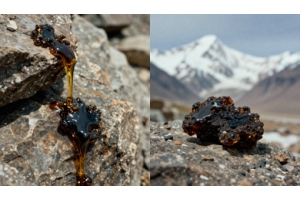 Himalayan Shilajit Black Gold vs Gilgit Baltistan Original Shilajit comparison