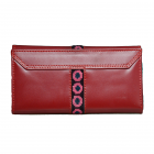 Yak Leather Embroidered Clutch Handmade flower Embroidered Clutch Trend for Ladies|Dark-Red-Clutch YLEP-red 2800