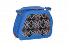 Royal Blue and BrownHandbag with Intricate Ethnic Embroidery – Artisan Faux Leather Sling Bag for Women Royal Blue Handbag with Intricate Ethnic Embroidery 7000