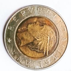 Italian 500 lire coin ilc-500 10000