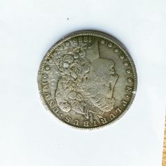 1886 MORGAN DOLLAR CH BU AMAZING COLOR MDC-1886 10000