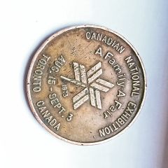 Canadian National Exhibition A Family A-Fair Token cnea-token 7000