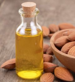 Sweet Almond Oil for Hair,Skin, & Cooking 100% Pure and Cold Pressed, Hexane Free, Skin Moisturizer, Nails, Therapeutic Massage, Carrier Oil - 250ml Almond Oil 1200