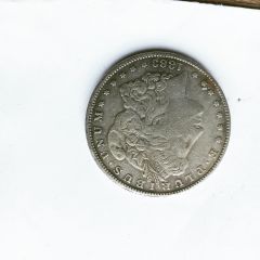 1883 MORGAN DOLLAR CH BU AMAZING COLOR MDC-1886-1 10000