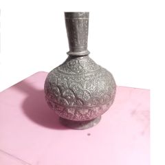 Brass Decantor tin coated with fine embossed work. Brass Decantor tin coated 10000