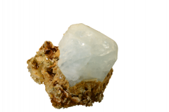 Premium Aquamarine Beryl Crystal on Feldspar Matrix – Natural Blue Gemstone Specimen Premium Aquamarine Beryl Crystal on Feldspar Matrix 10000