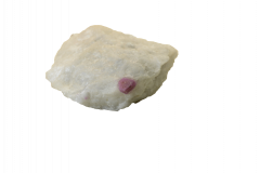 Natural Ruby in White Feldspar Matrix – Raw Corundum Gemstone Specimen Natural Ruby in White Feldspar Matrix 10000