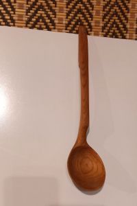 Wooden serving spoon |walnut-spoon | serving spoon |handcrafted |wooden| handmade|organic Serving Spoon 700