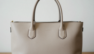 Quiet luxury leather bag with timeless design and premium craftsmanship
