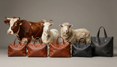 Cow vs goat vs sheep vs buffalo leather comparison for bags quality strength and style