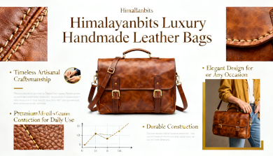Handmade leather bags showcasing premium craftsmanship, durable stitching, and stylish design for everyday use