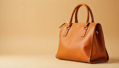 Long-lasting leather handbag with timeless design for everyday use