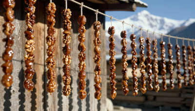 Kilaow Hunza chocolate made from walnuts and natural fruit juice