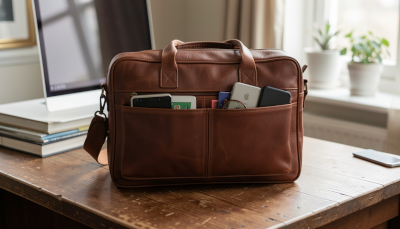 Premium Office Leather Bag – Timeless Style & Durable Design