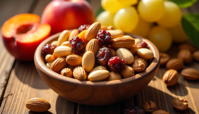 Top 5 dry fruits including almonds, cashews, raisins, dates, and walnuts for summer immunity boost