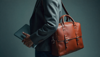 High-quality leather handbag showcasing timeless style and durability