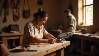 Hunza Handmade Leather Bags and Artisanal Accessories by Local Craftsmen