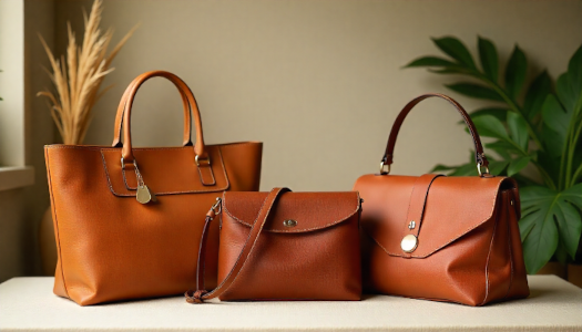 Sustainable leather bags showcasing traditional craftsmanship and modern design trends.