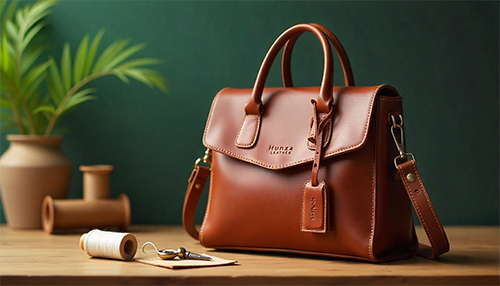 Handcrafted Hunza leather handbag showcasing timeless craftsmanship and modern design