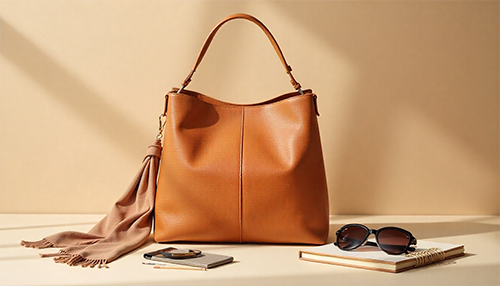Elegant tan leather handbag – timeless and versatile fashion accessory for women