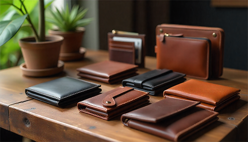 Handmade leather wallets for men and women showcasing top designs, full-grain quality, and premium craftsmanship