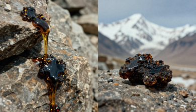 Himalayan Shilajit Black Gold vs Gilgit Baltistan Original Shilajit comparison